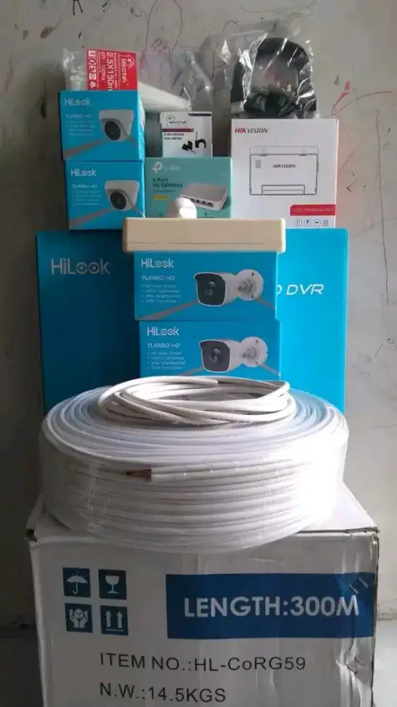 SEDIYA PAKET KAMERA CCTV LENGKAP PLLS JASA PASANG YA