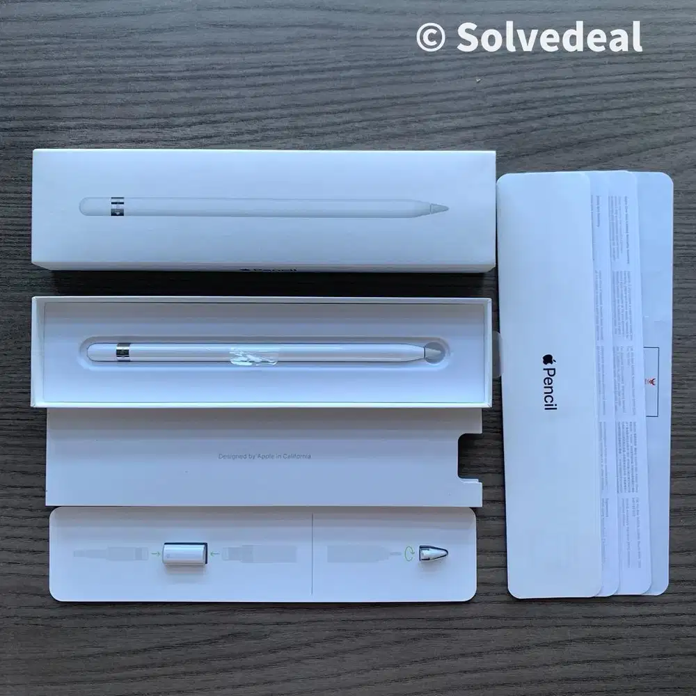 Apple Pencil Gen 1 Ibox Include USB C Original Fullset Siap Pakai