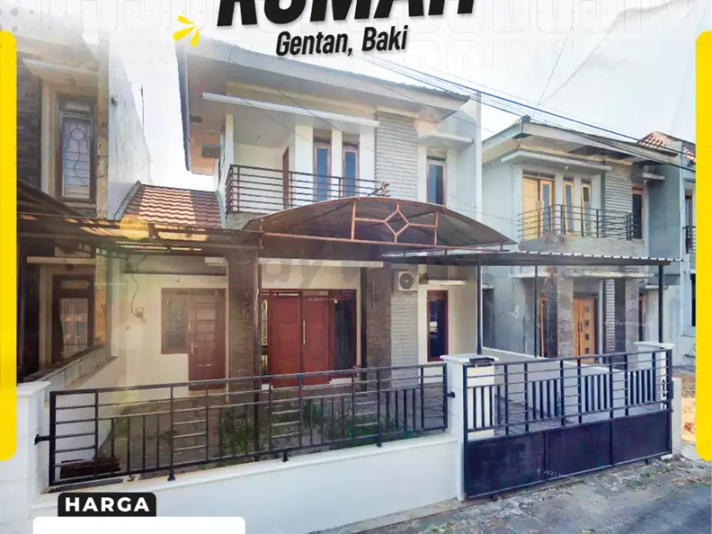 Dijual Rumah 2 Lantai Kondisi Bagus Terawat Siap Huni Cluster Di Gentan