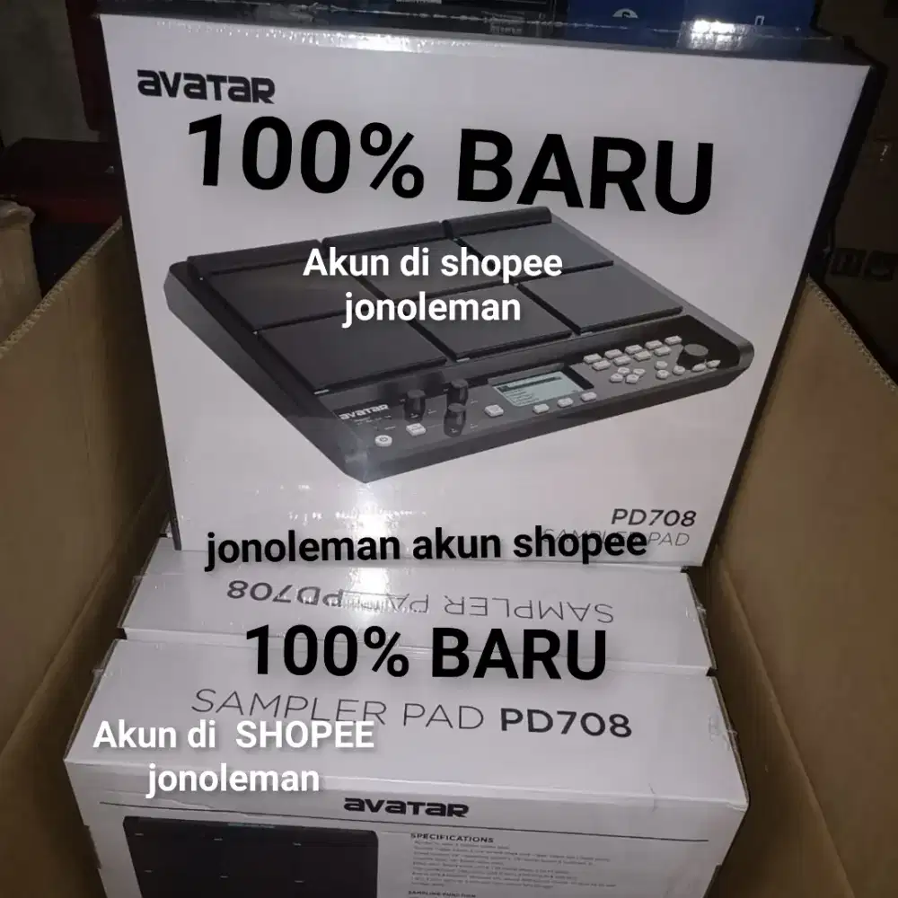 100%br TERMURAH AVATAR PD708 SAMPLER PAD ELEKTRIK