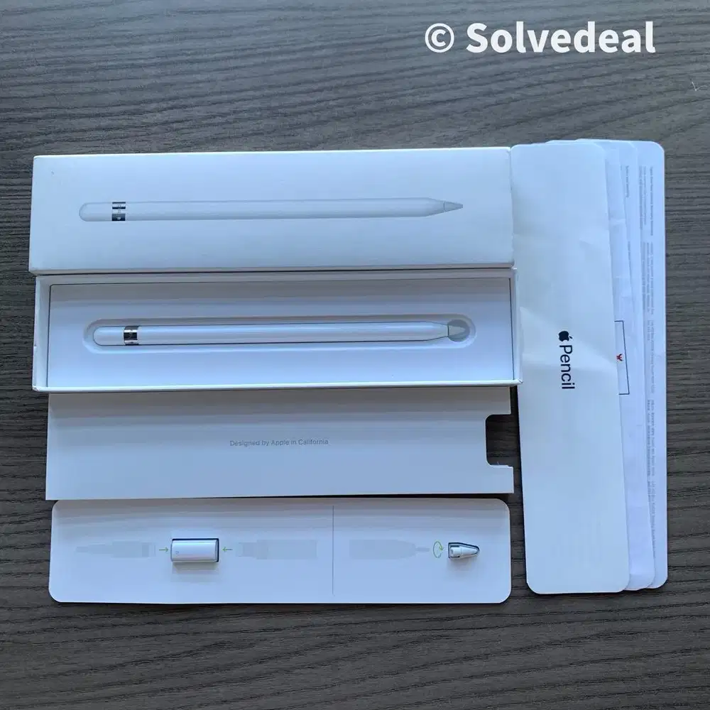 Apple Pencil Gen 1 Ibox Include USB C Original Fullset