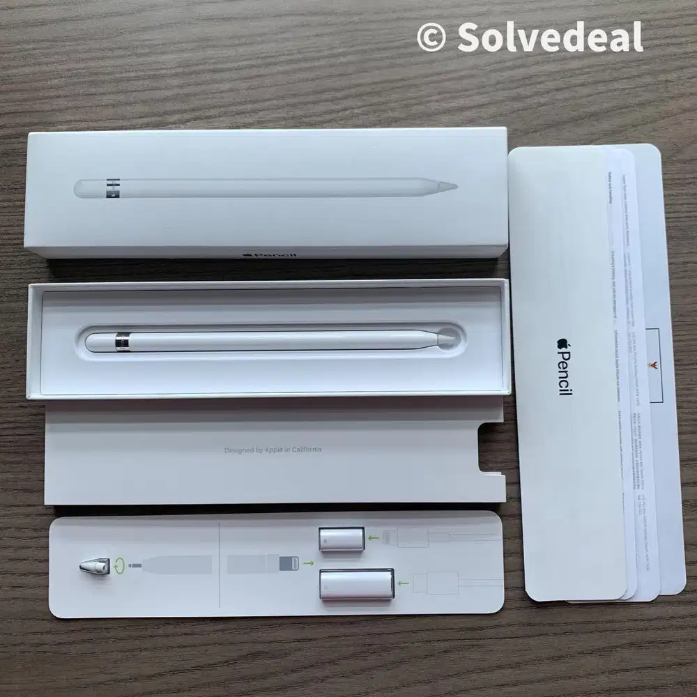Apple Pencil Gen 1 Ibox Fullset Original