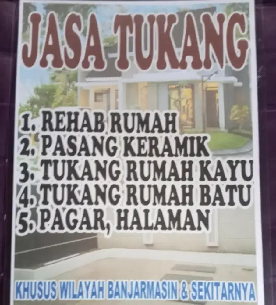 Jasa tukang bangunan