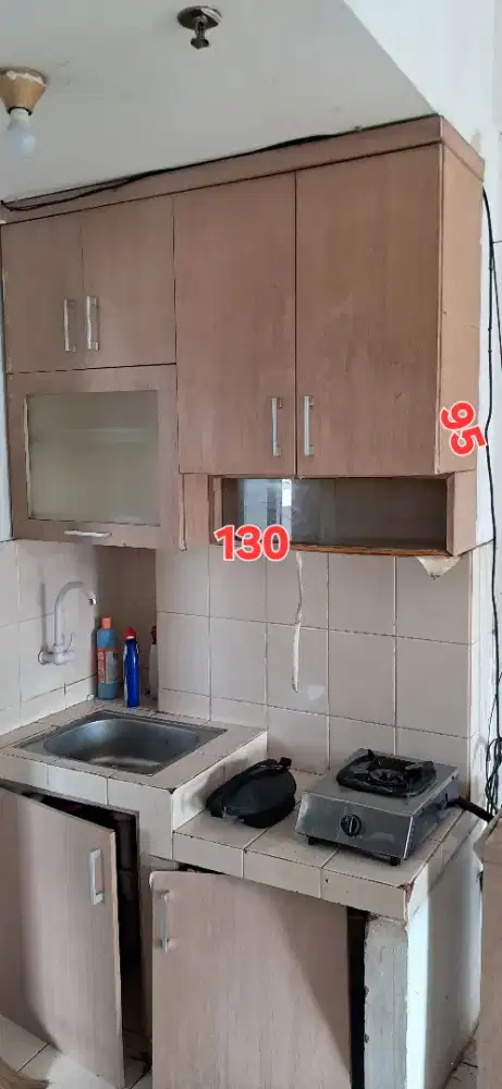 kitchen set second berikut lemari