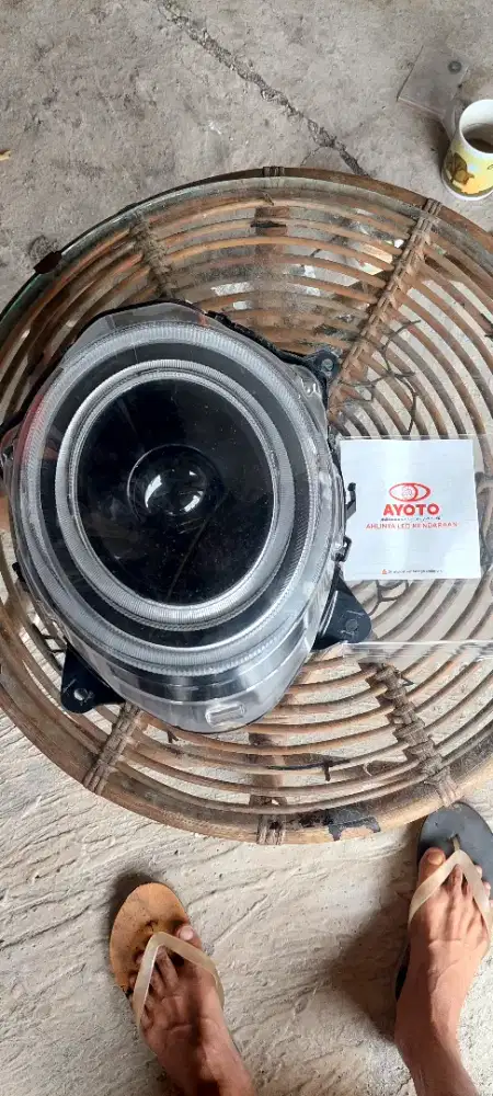 HEADLAMP REFLEKTOR FULL SET NEW SCOOPY BILED PROJECTOR 2INCHI 40WATT