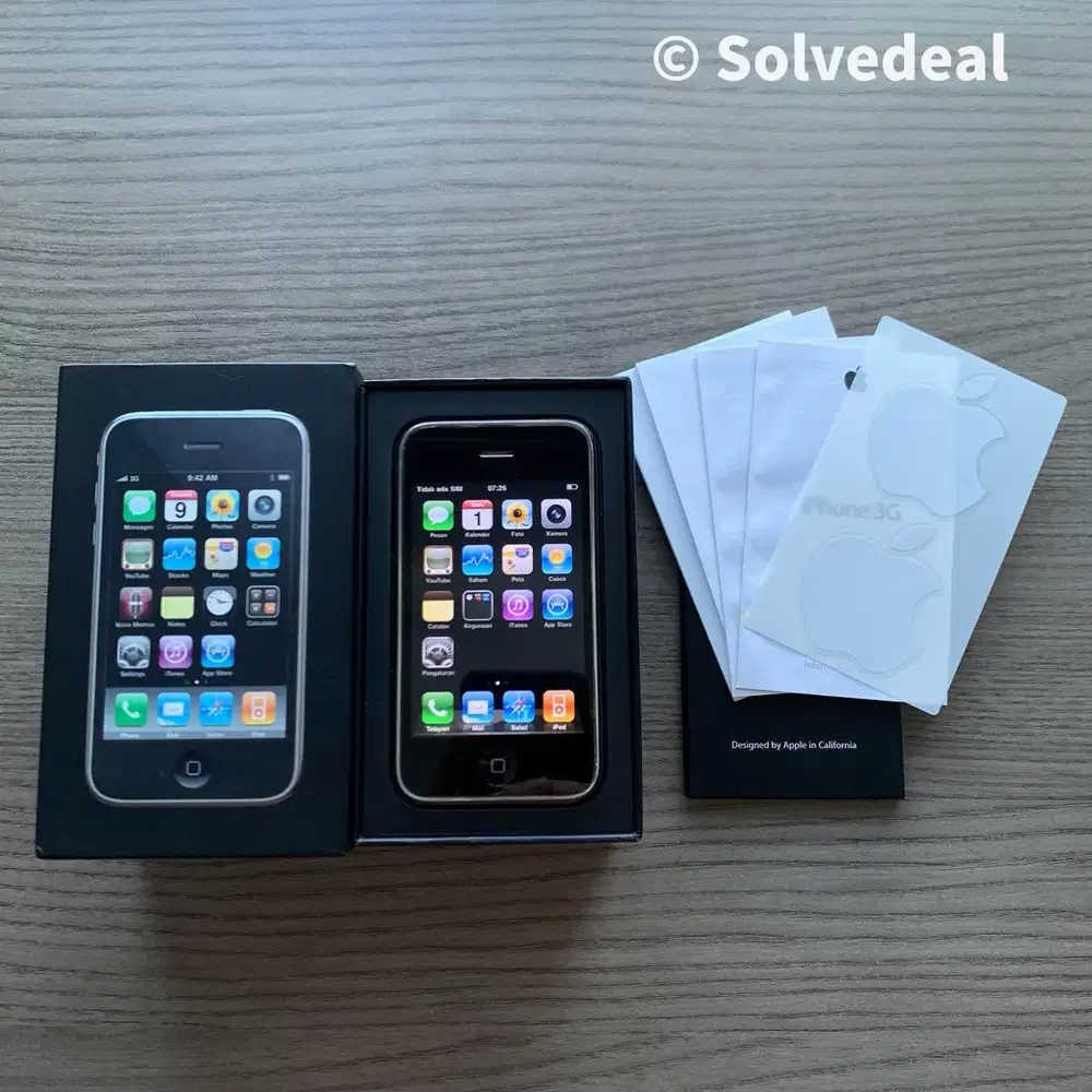 Apple Iphone 3G Ibox Black Fullset Original Kolektor Item Langka