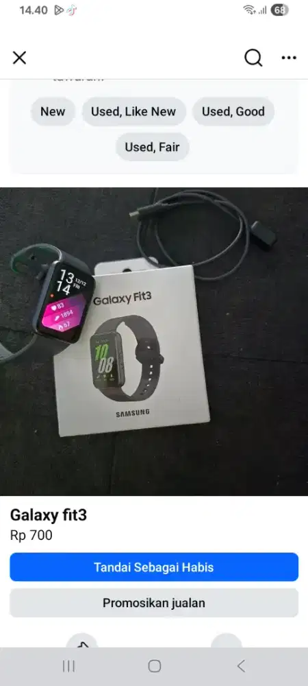 Smart watch fit 3 samsung