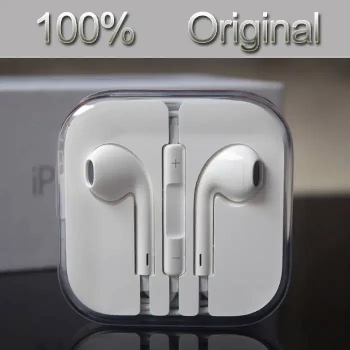 Headset Earphone Apple iPhone 5 5S 6 6+ Original 100% Kabel Jack 3.5mm
