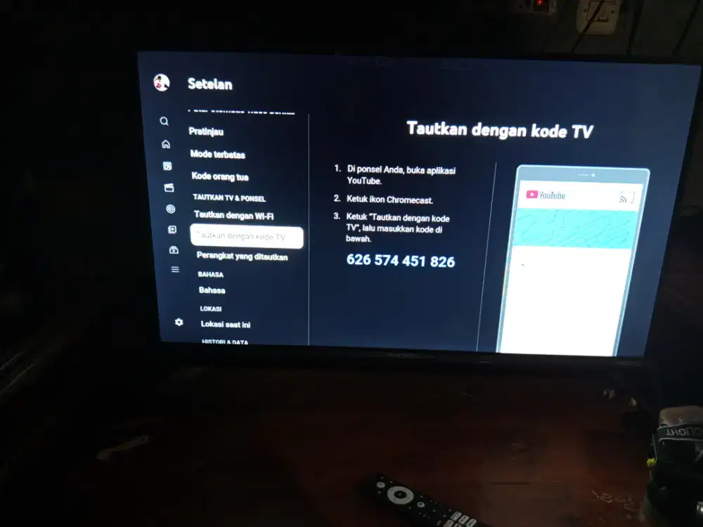Polytron Google Tv LED TV 32 masih mulus