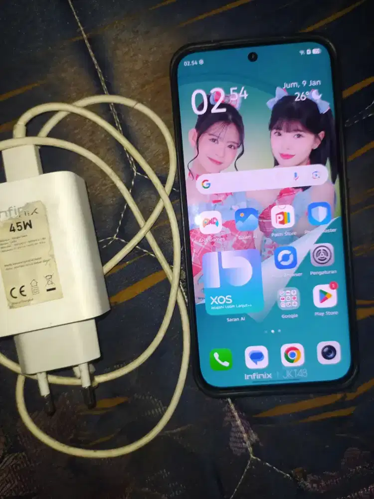 Infinix hot 60 proplus 8+8/256 Hp cas aja