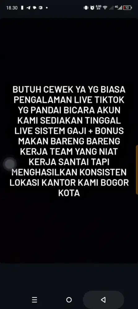 Lowongan kerja wanita