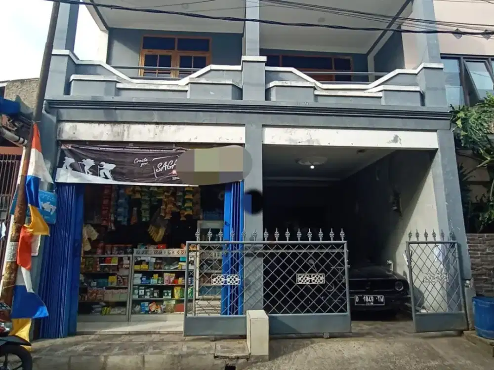 rumah ada warung aktiv ramai harga 499jt di gedebage bandung kota madya