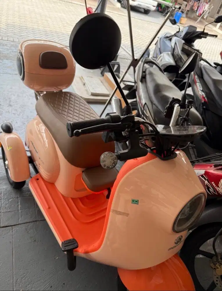 Motor listrik roda 3 pacific