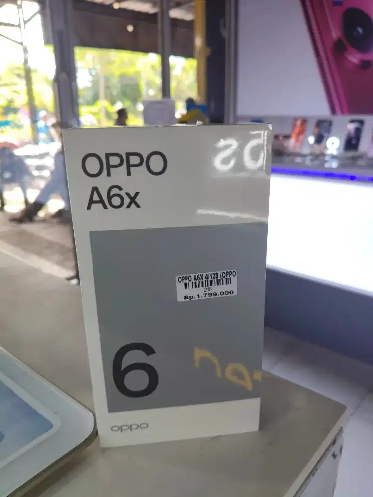 Oppo A6x 4/128 garansi resmi 1 tahun Atlantis dahsyat