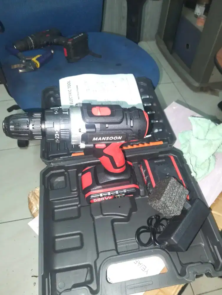 Dijual bor baterai baru