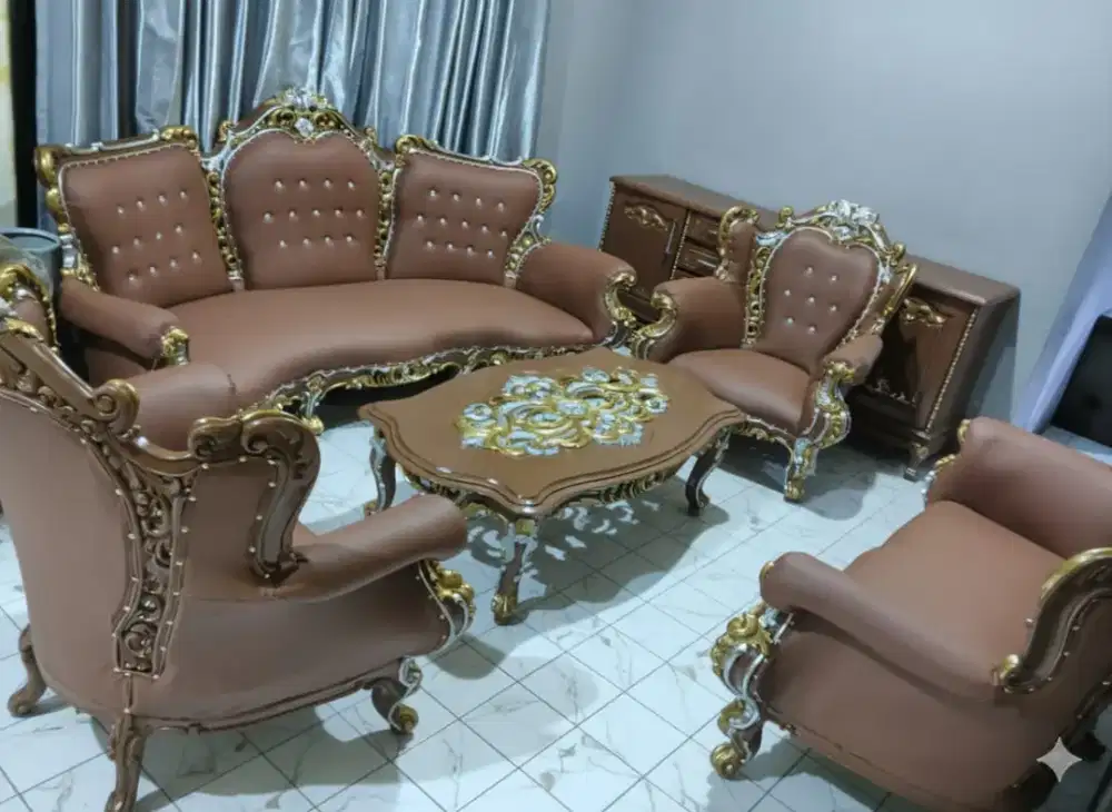 Kursi set jati jumbo