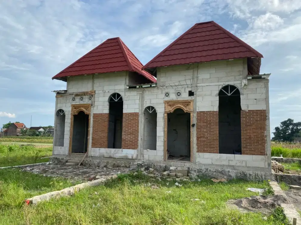 Rumah Modern Etnik 300 Jt-an dekat Jl Manisrenggo Prambanan