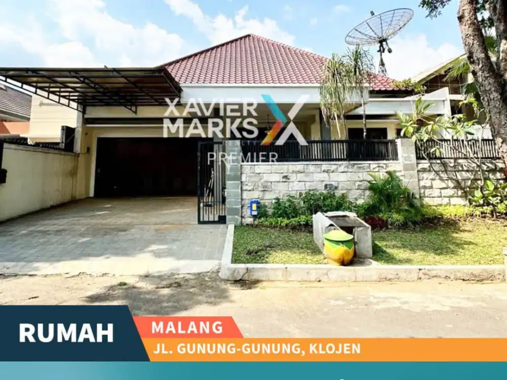 Dijual Rumah Mewah Dekat Ijen Boulevard di Jl Gunung-gunung Malang