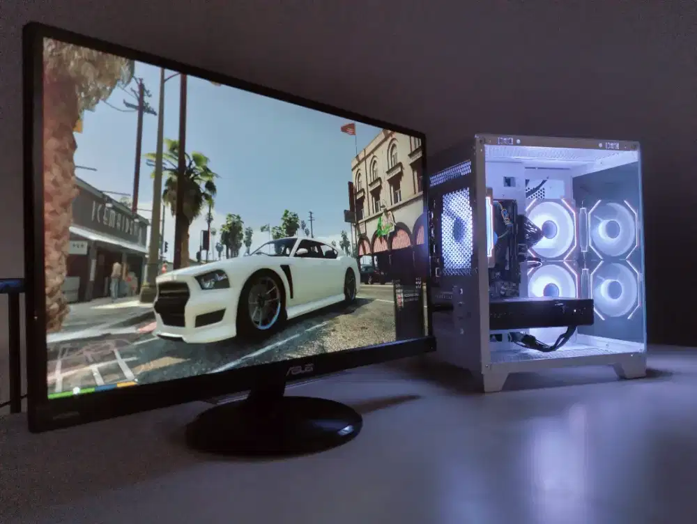 Pc Gaming Fullset Intel x Rx 8GB Up