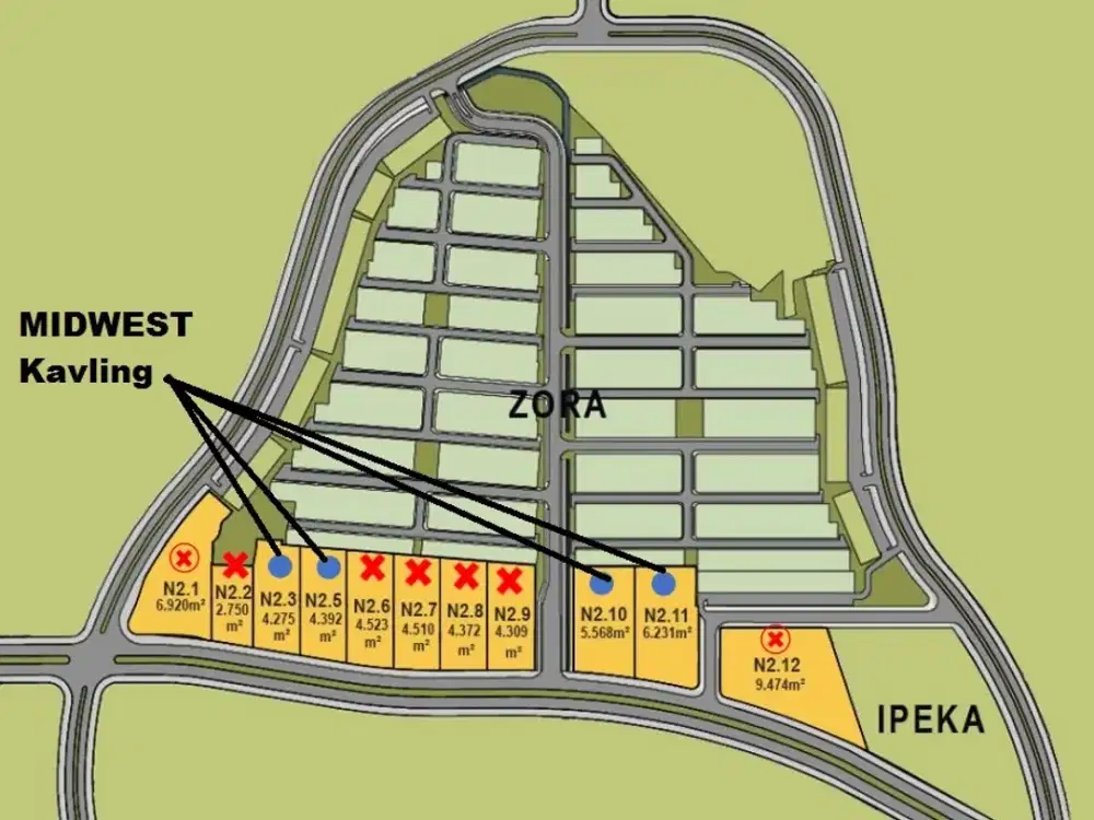Kavling Komersiil BSD Serpong-Midwest N