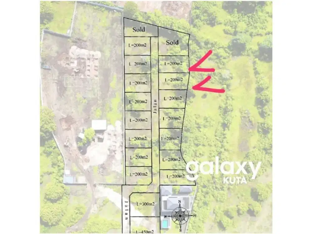 TANAH KAVLING DI KARANG KEMBAR PANTAI PANDAWA KUTUH BADUNG, BALI