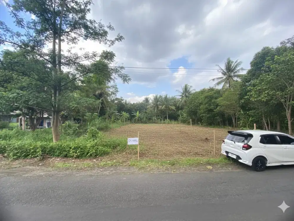 Tanah Murah di kulonprogo harga 1 jutaan dekat  Jalan utama Aspal lebar 7m