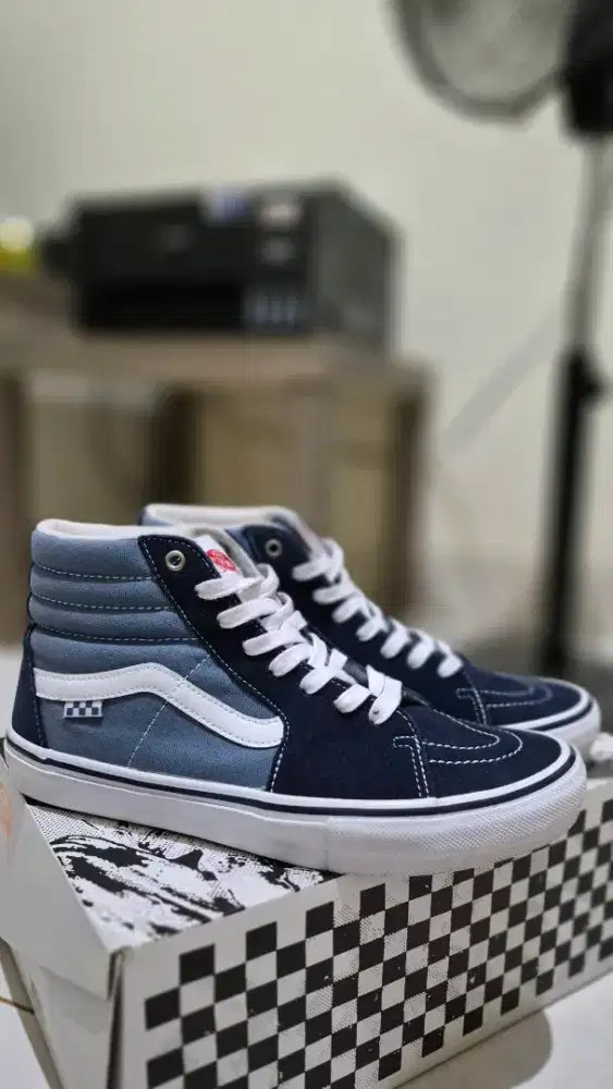 Vans Skate Sk8-Hi Pro Navy/White Original