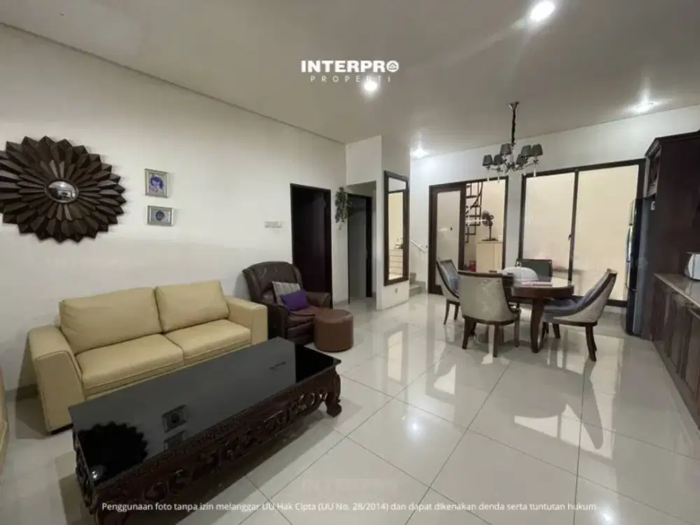 Rumah Siap Huni Dijual Puri Mansion Bersih Terawat Semi Furnished - 120m2