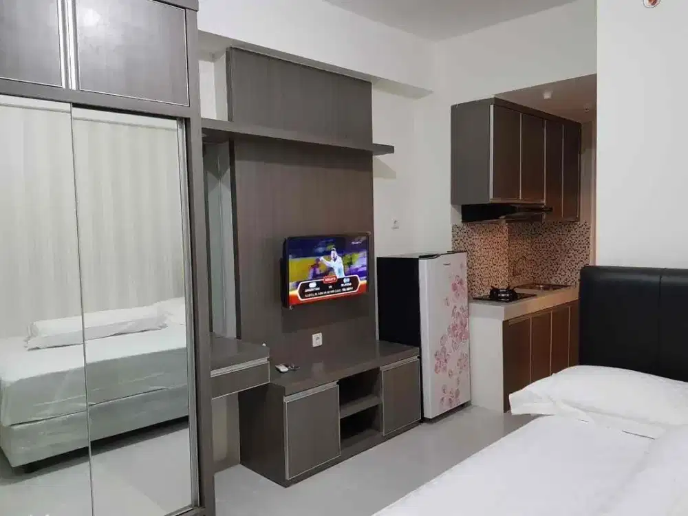 Disewakan Apartemen Dharmahusada Studio Full Furnished dekat kampus C UNAIR Surabaya Timur