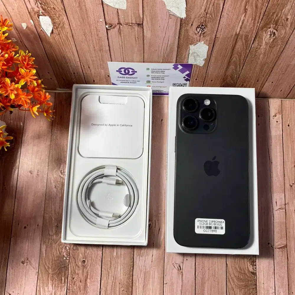 IPHONE 15 PRO MAX 512GB RESMI TERDAFTAR BEA CUKAI