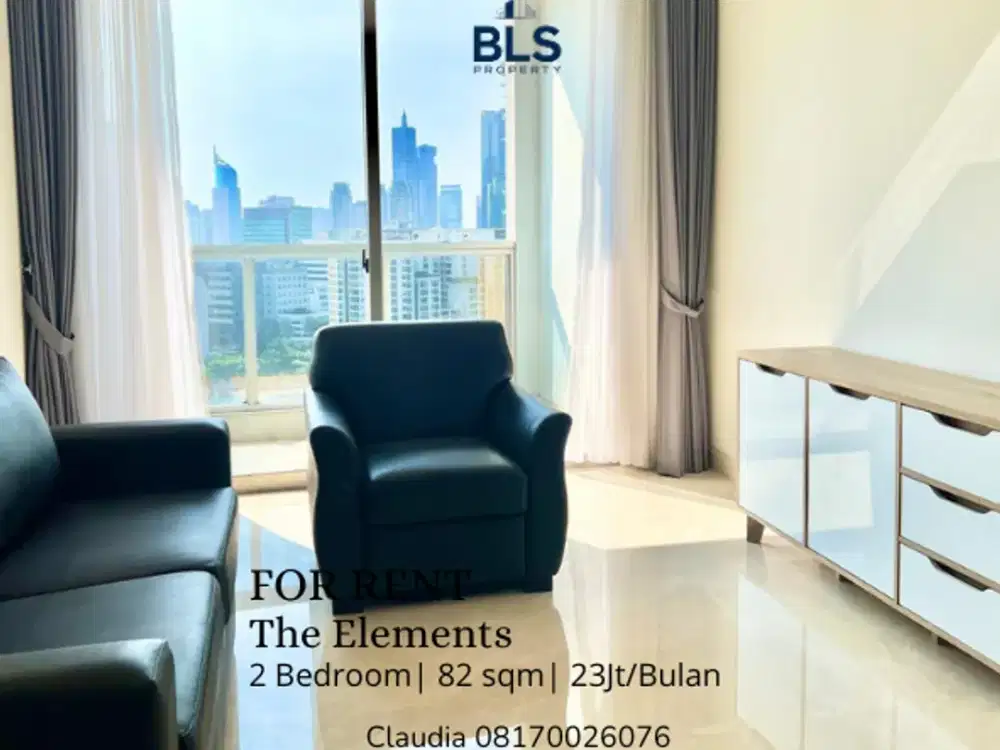 FOR RENT Apartment The Elements 2Bedroom