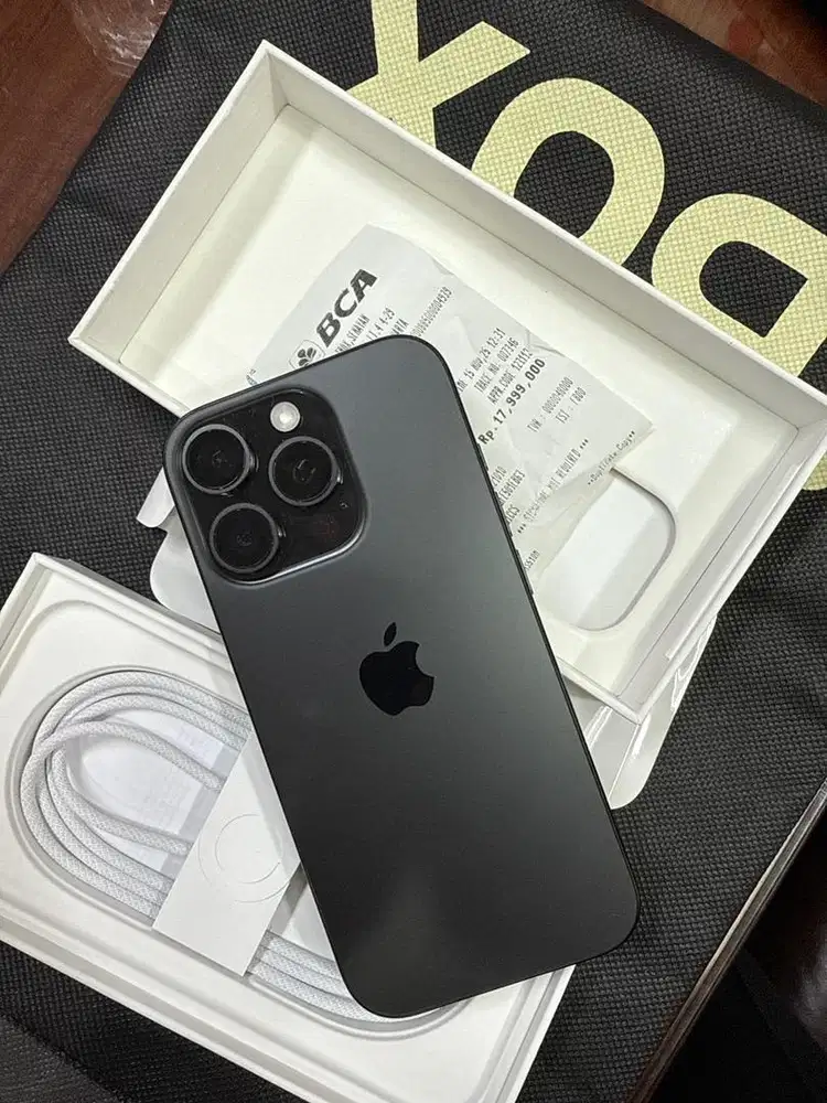Jual iphone 16 pro 128 BH 100