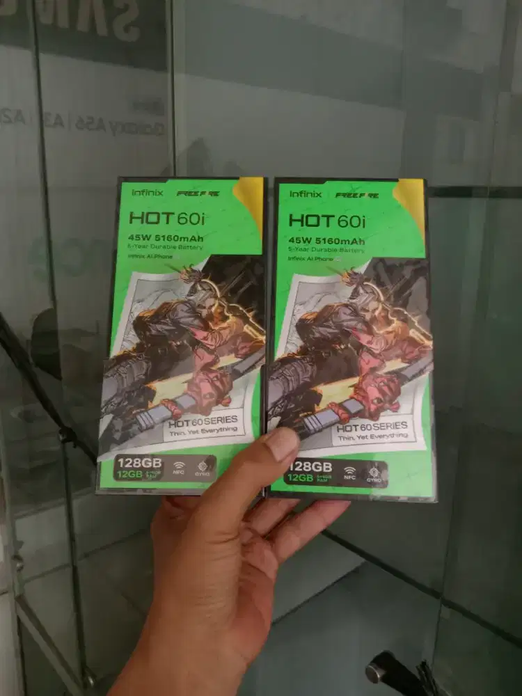 [ Fast respon wa ] Infinix Hot 60i NFC 6+6/128 Garansi resmi 1thn