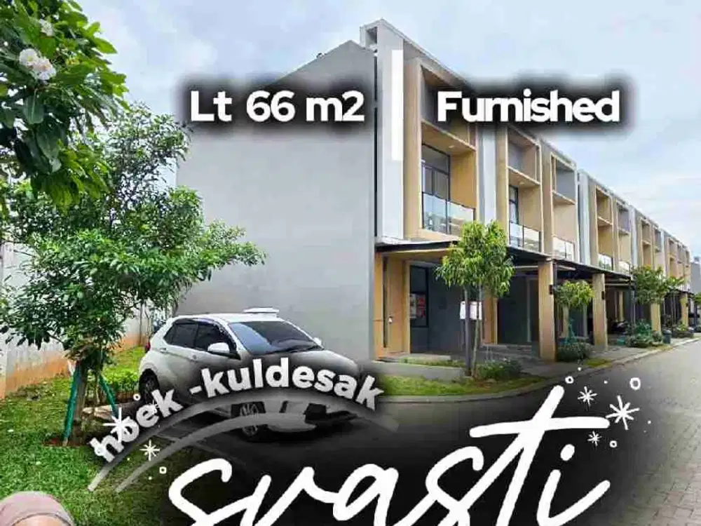 dijual rumah Furnished hoek kuldesak jarang ada di Cluster tanakayu bsd