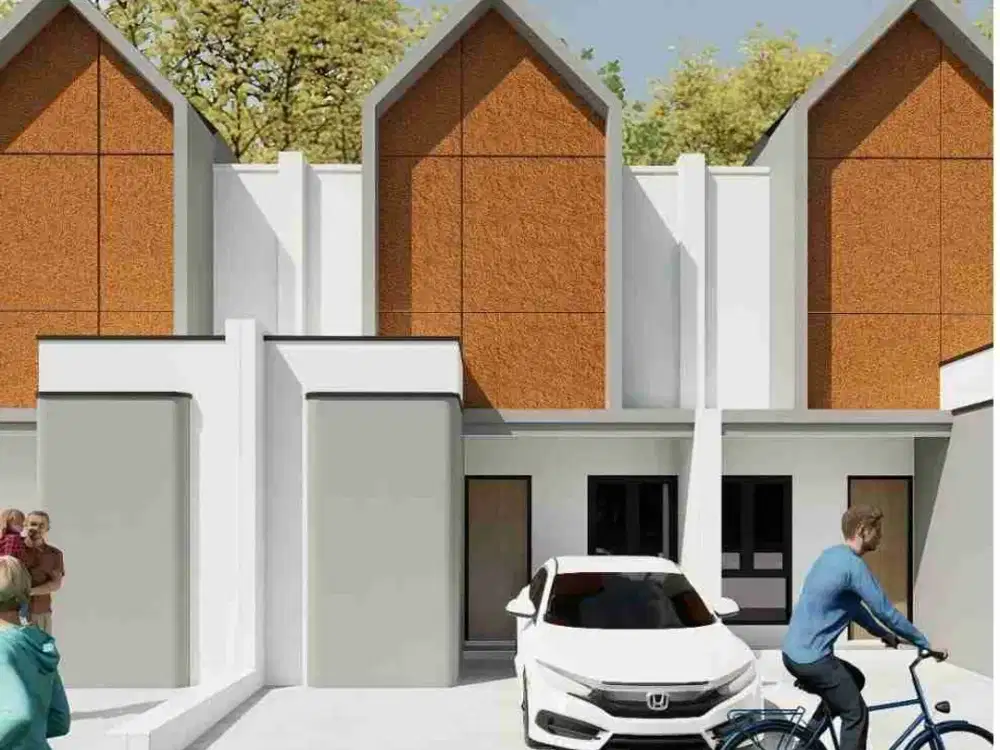Town house aesthetic modern 2 Lantai pondok Rajeg Cibinong, Harga promo 578 Juta bisa KPR bank