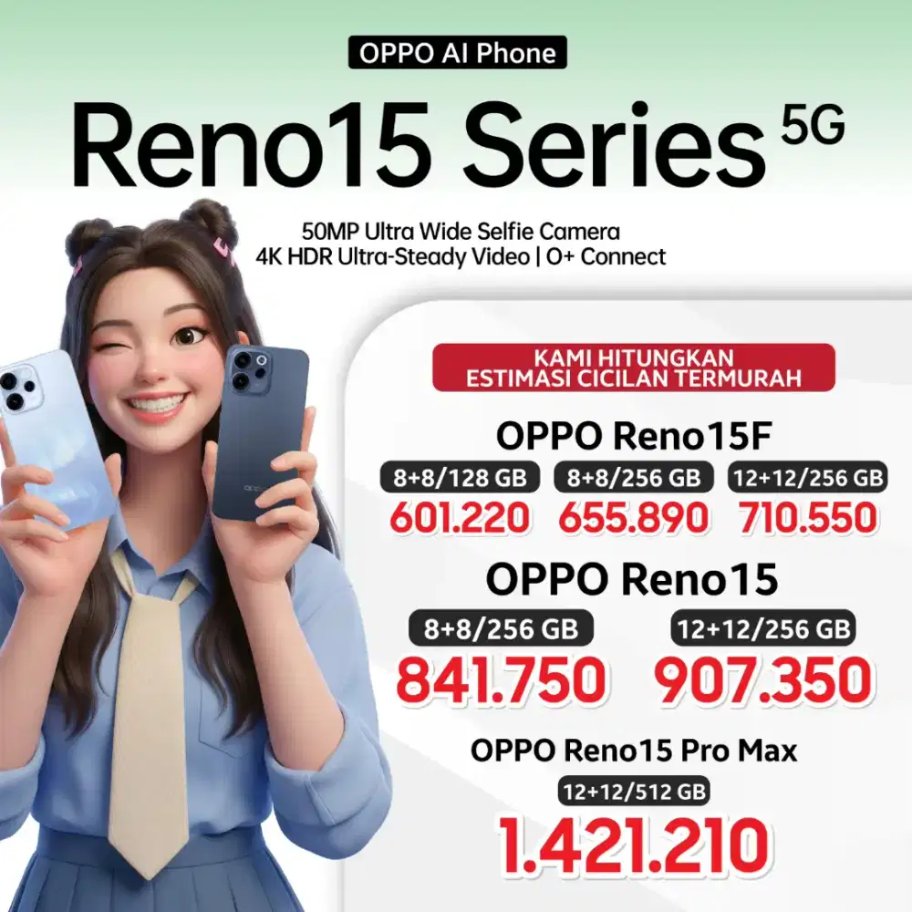 PREE ORDER OPPO RENO 15 SERIES
