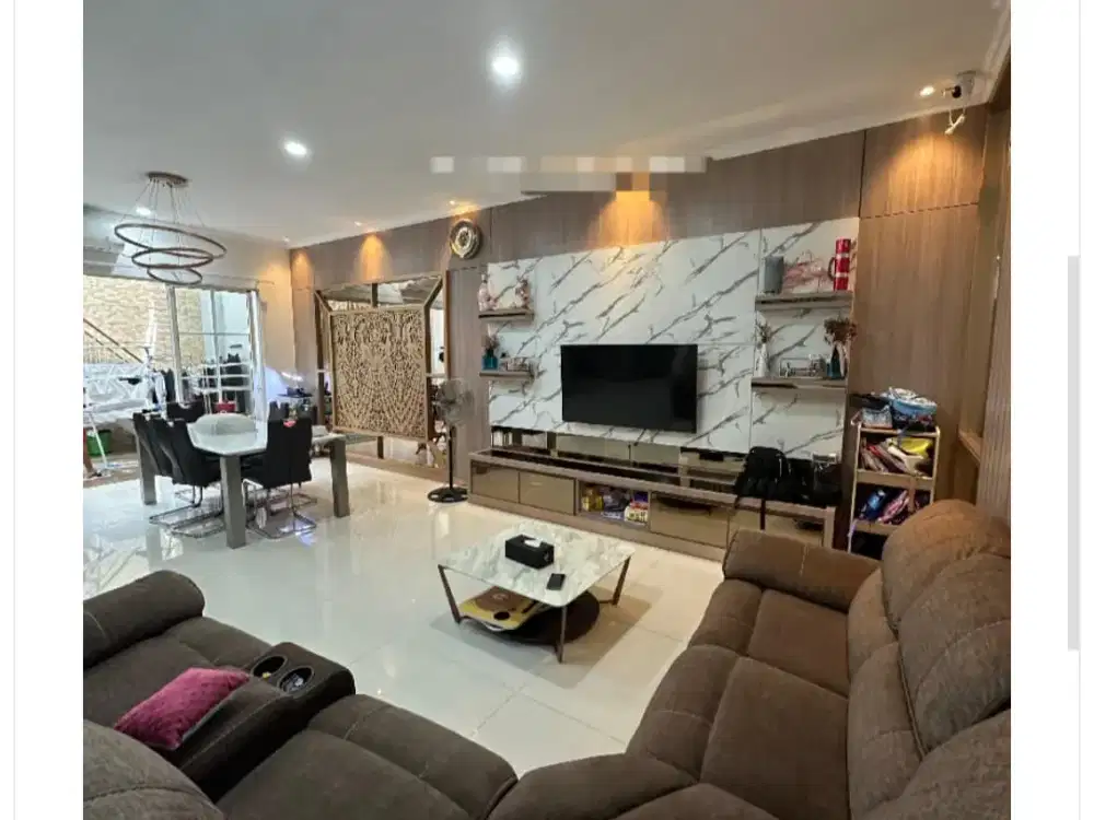 Rumah Mewah lengkap perabot dekat TRans Studio Makassar