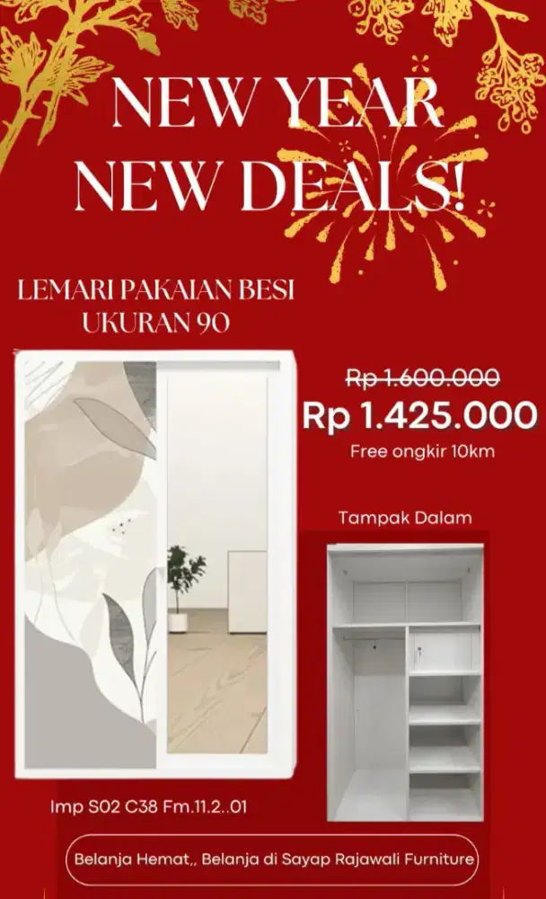 Lemari Besi Importa Panjang 90 Murah Area Jogja (dwi)