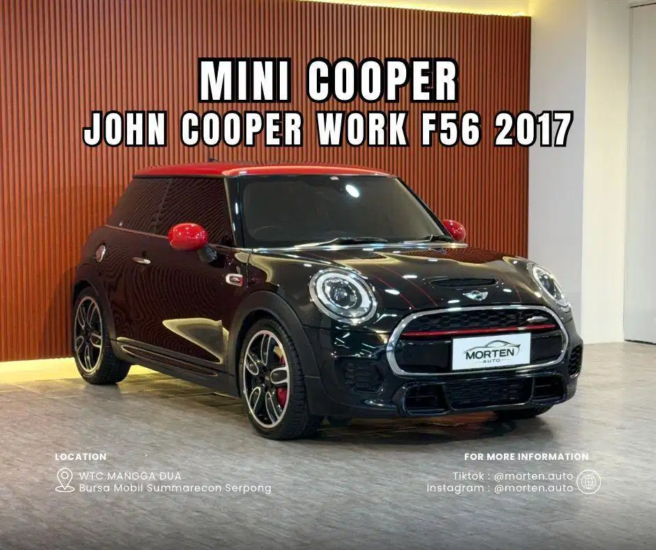 Mini Cooper S 2.0 Turbo JCW F56 2017 Odo 24 Ribu Record Antik Garansi