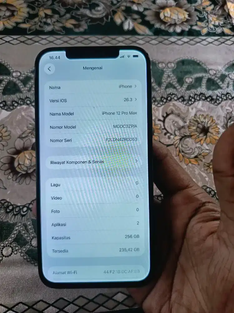 iphone 12 pm 256 gb inter sinyal permanen