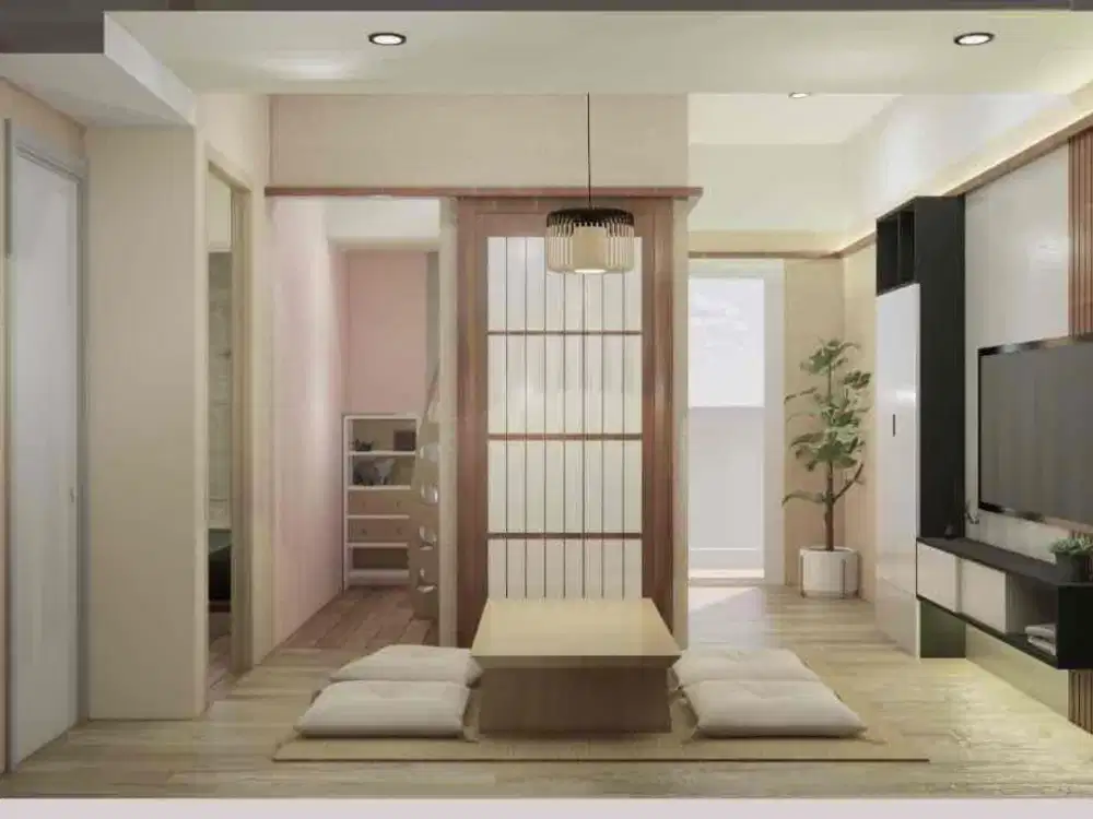 DISEWAKAN 2BEDROOM JAPANESE STYLE APARTEMEN TOKYO RIVERSIDE PIK2