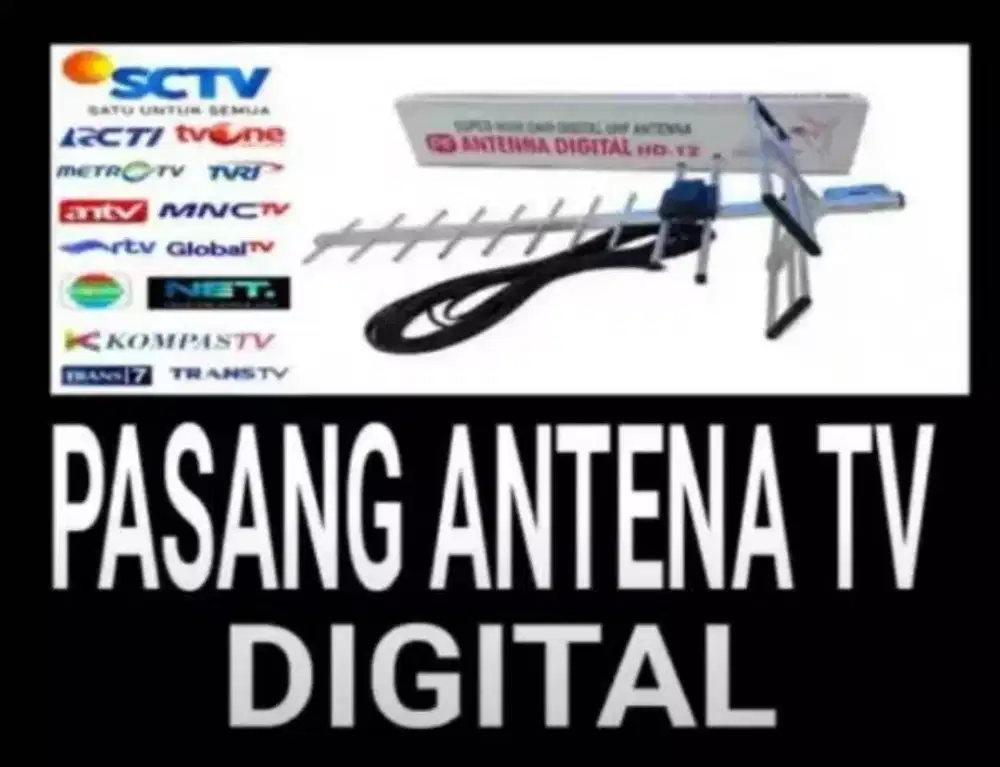 Bergaransi Pasang Antena TV Digital