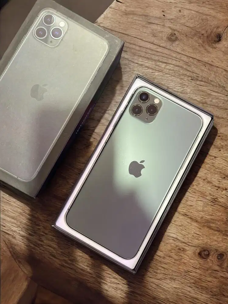 iphone 11 pro max 256gb inter fullset kartu indosat