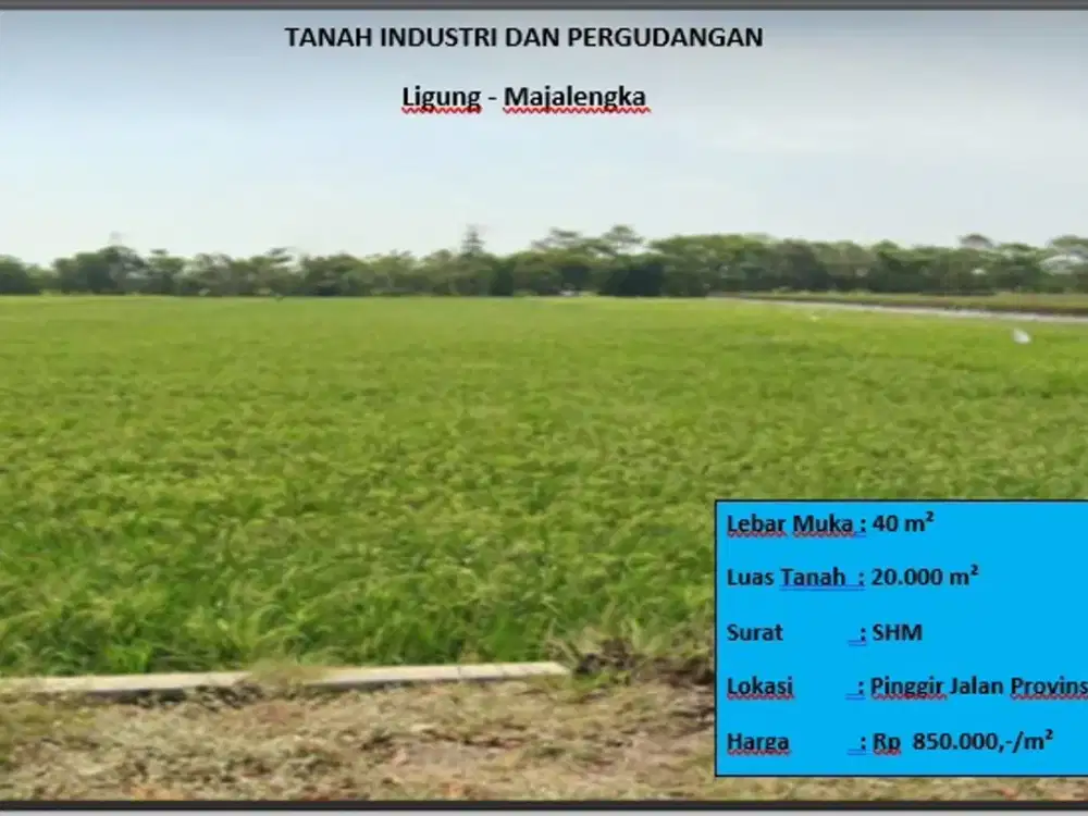Tanah industri dan pergudangan