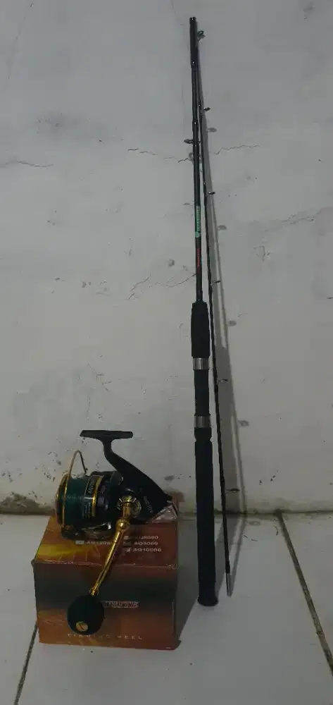 REEL AQ 12000 + Joran Tornado Paradise 2 180cm Bonus Reel Sougayilang