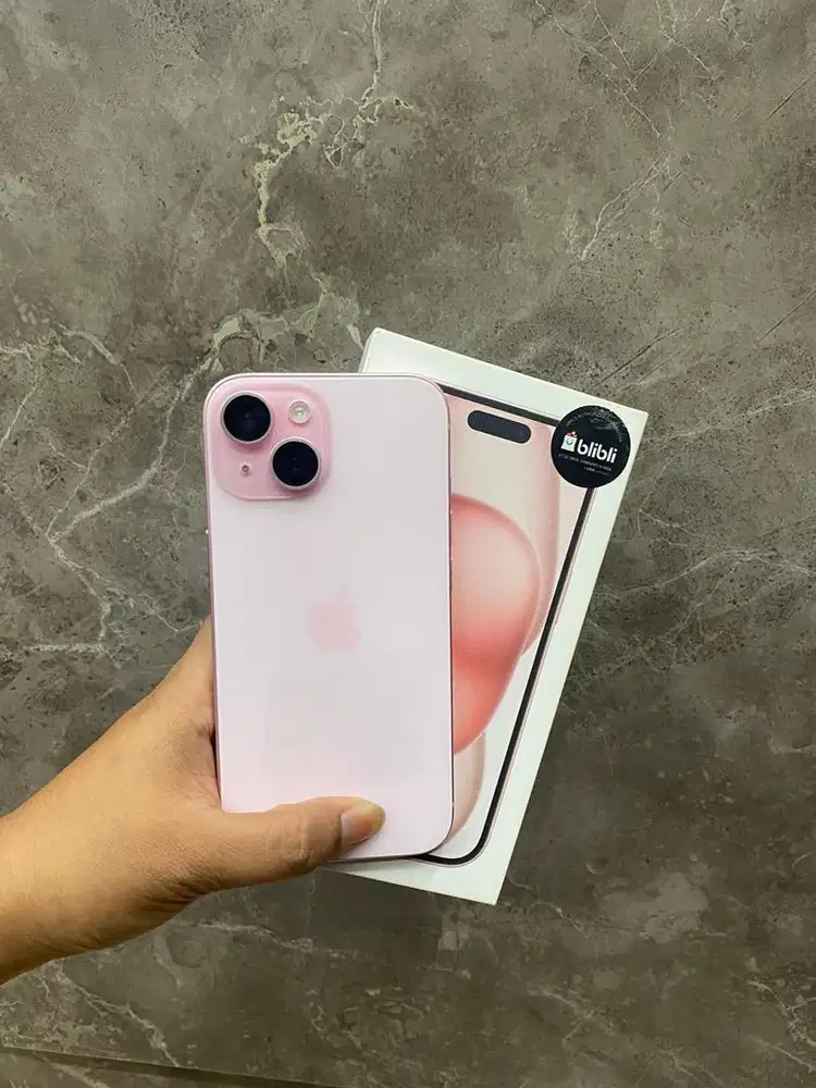 iPhone 15 128 GB Pink New Garansi Resmi Apple Indonesia