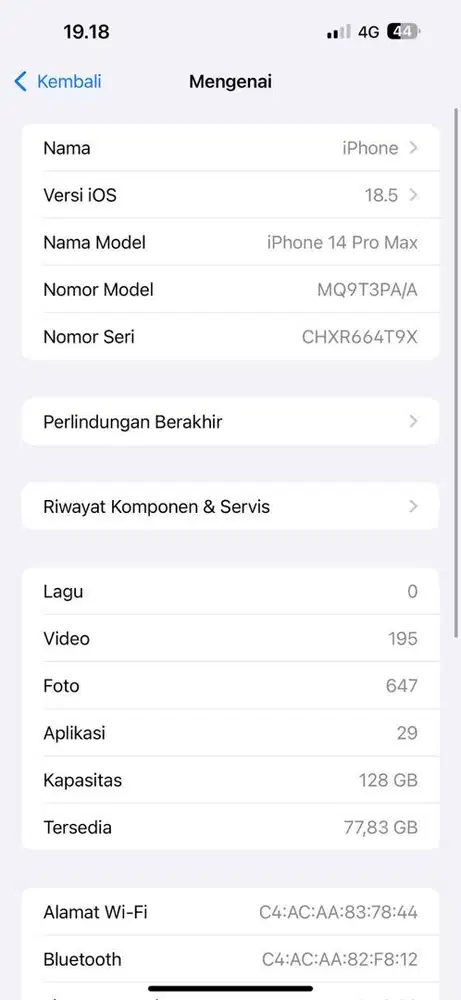 iphone 14promax 128GB