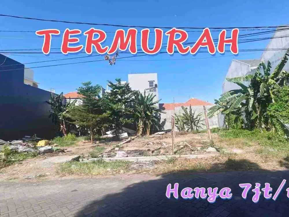 ‼️Hanya 7jt/m²‼️ Tanah Murah di Kebonsari Elveka dekat Ketintang Gayungsari