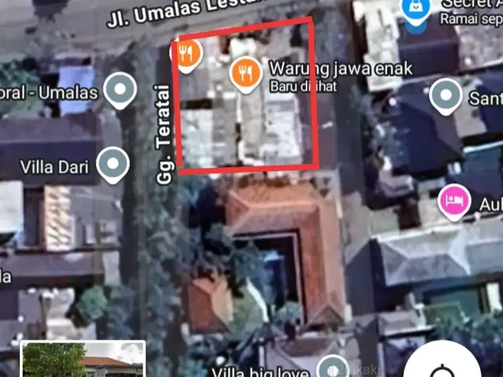 Land for sale in Umalas, Bali