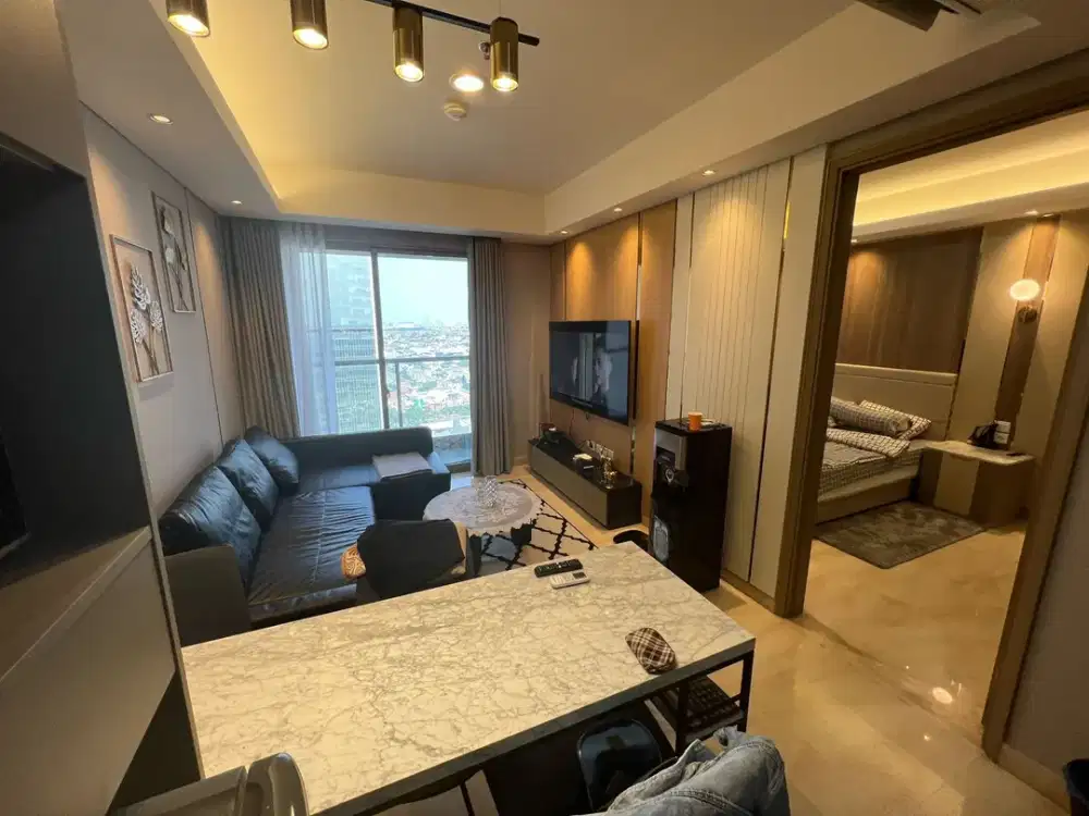Disewa Apartemen Gold Coast Pik 1BR full furnished interior